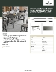 Lancaster Table & Seating 3493072GRY30 Specsheet