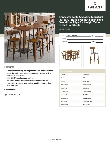 Lancaster Table & Seating 3493072WAB8B Specsheet
