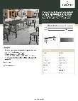 Lancaster Table & Seating 3493096GRY30 Specsheet
