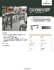 Lancaster Table & Seating 3493096GRY37 Specsheet