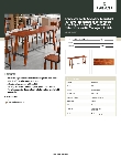 Lancaster Table & Seating 3493096MAH37 Specsheet