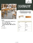 Lancaster Table & Seating 3493096NAT30 Specsheet