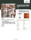 Lancaster Table & Seating 3493636CLM37 Specsheet