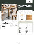 Lancaster Table & Seating 3493636CLN37 Specsheet