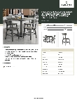 Lancaster Table & Seating 3493636GYD4C Specsheet