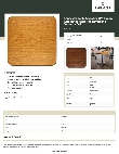 Lancaster Table & Seating 3493636T Specsheet Lancaster Table & Seating 3493636T Specsheet