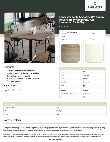 Lancaster Table & Seating 3493636TBA Specsheet