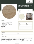 Lancaster Table & Seating 34936RTBA Specsheet