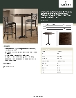 Lancaster Table & Seating 349B3030ESXB Specsheet