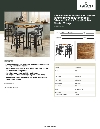 Lancaster Table & Seating 349B3030VXBK Specsheet
