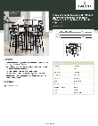 Lancaster Table & Seating 349B30RDEXBK Specsheet