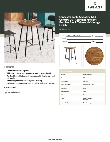 Lancaster Table & Seating 349B30RNDVNMC Specsheet