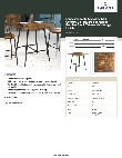 Lancaster Table & Seating 349B3636VNMC Specsheet