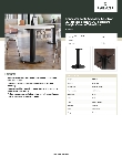 Lancaster Table & Seating 349C22R4S Specsheet