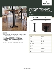 Lancaster Table & Seating 349C22S4BLF Specsheet