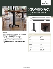 Lancaster Table & Seating 349C22S4SEQ Specsheet