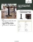 Lancaster Table & Seating 349C22S4SLF Specsheet