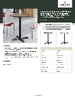 Lancaster Table & Seating 349C24RB222S Specsheet