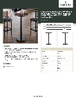 Lancaster Table & Seating 349C24RC17RB Specsheet