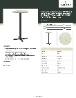 Lancaster Table & Seating 349C24RG22XB Specsheet