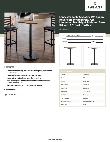 Lancaster Table & Seating 349C24SB17RB Specsheet