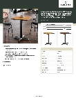 Lancaster Table & Seating 349C24SW222S Specsheet