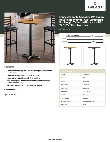 Lancaster Table & Seating 349C24SW22XB Specsheet