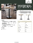 Lancaster Table & Seating 349C302B17RS Specsheet