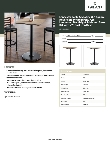 Lancaster Table & Seating 349C30SB22RB Specsheet