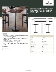 Lancaster Table & Seating 349C30SC22RB Specsheet