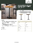 Lancaster Table & Seating 349C30SW222B Specsheet