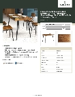 Lancaster Table & Seating 349D3048VNMC Specsheet