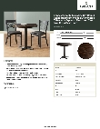 Lancaster Table & Seating 349D30RDESXB Specsheet