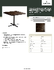 Lancaster Table & Seating 349D3636ESXB Specsheet