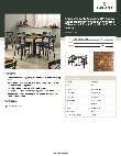 Lancaster Table & Seating 349D3636VXBK Specsheet