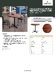 Lancaster Table & Seating 349D36RNDMAHX Specsheet Lancaster Table & Seating 349D36RNDMAHX Specsheet