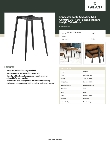 Lancaster Table & Seating 349MCM3030SN Specsheet