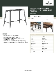 Lancaster Table & Seating 349MCM3048BN Specsheet