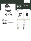 Lancaster Table & Seating 384CDG64298BKCS Specsheet Lancaster Table & Seating 384CDG64298BKCS Specsheet