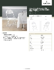 Lancaster Table & Seating 384CDG64298WHCS Specsheet Lancaster Table & Seating 384CDG64298WHCS Specsheet