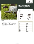 Lancaster Table & Seating 384CDG64299BRCS Specsheet