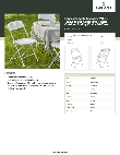 Lancaster Table & Seating 384CDG64299WHCS Specsheet