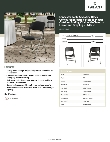 Lancaster Table & Seating 384CHAIRBLK Specsheet