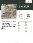 Lancaster Table & Seating 384CHAIRGY Specsheet