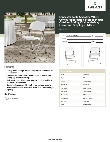 Lancaster Table & Seating 384CHAIRWH Specsheet