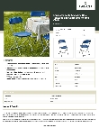 Lancaster Table & Seating 384DG64299BL Specsheet