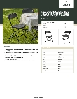 Lancaster Table & Seating 384DG64299BK Specsheet