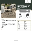 Lancaster Table & Seating 384YCD50BLK Specsheet
