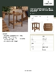 Lancaster Table & Seating 42718ADKSTBR Specsheet Lancaster Table & Seating 42718ADKSTBR Specsheet