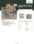 Lancaster Table & Seating 42718ADKSTGR Specsheet Lancaster Table & Seating 42718ADKSTGR Specsheet